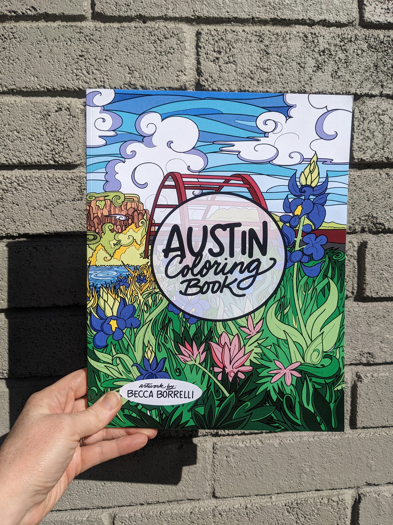 Austin Coloring Book - NEW COVER ART! - Borrelli Illustrations